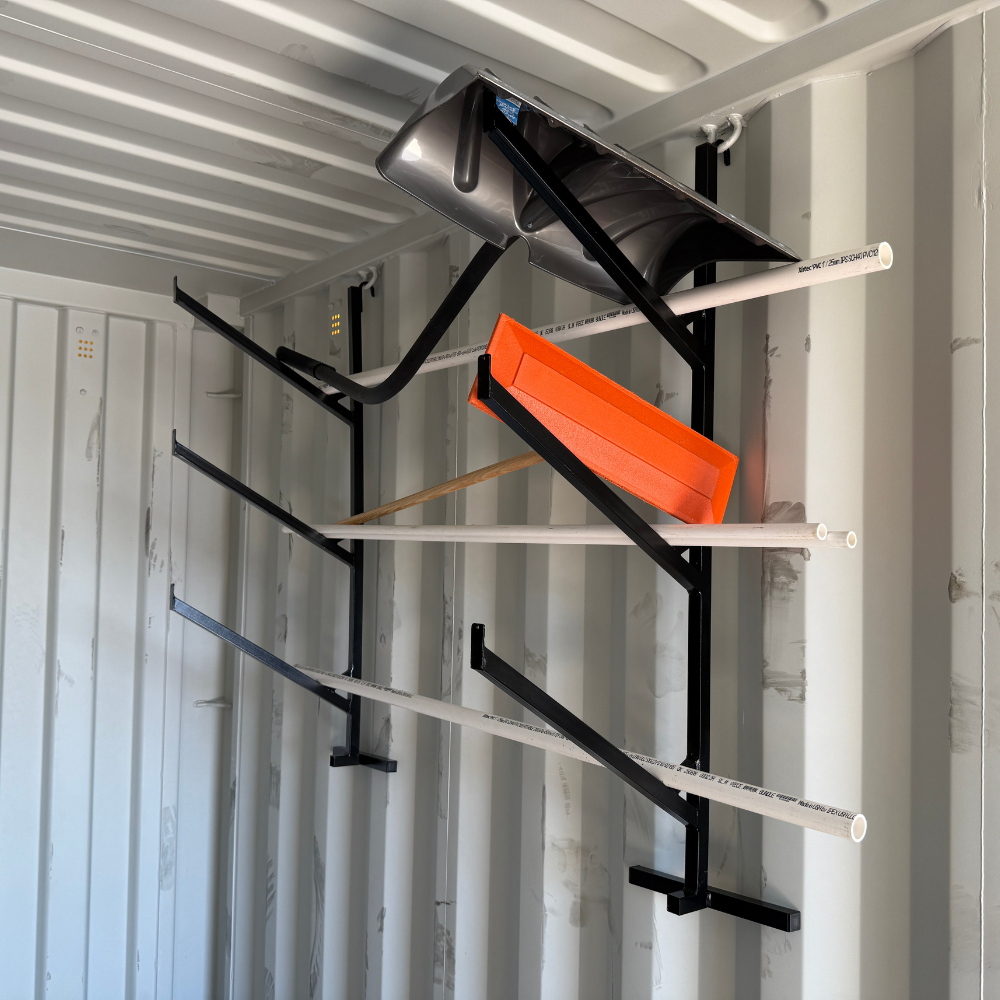 Shipping Container Shelving Brackets / Pipe Racks