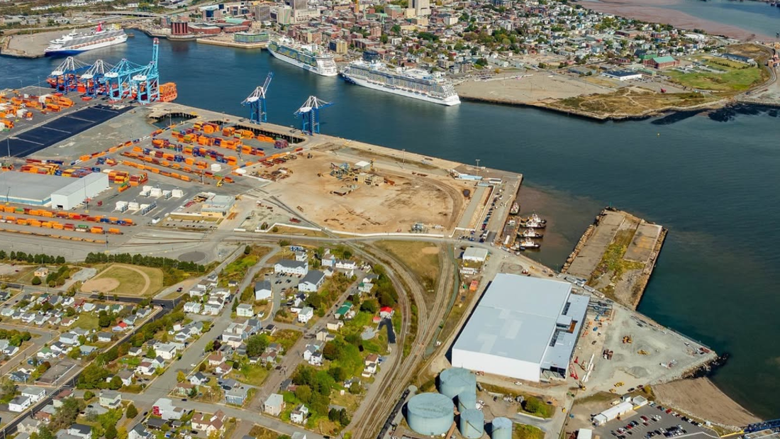 Port Saint John in New Brunswick