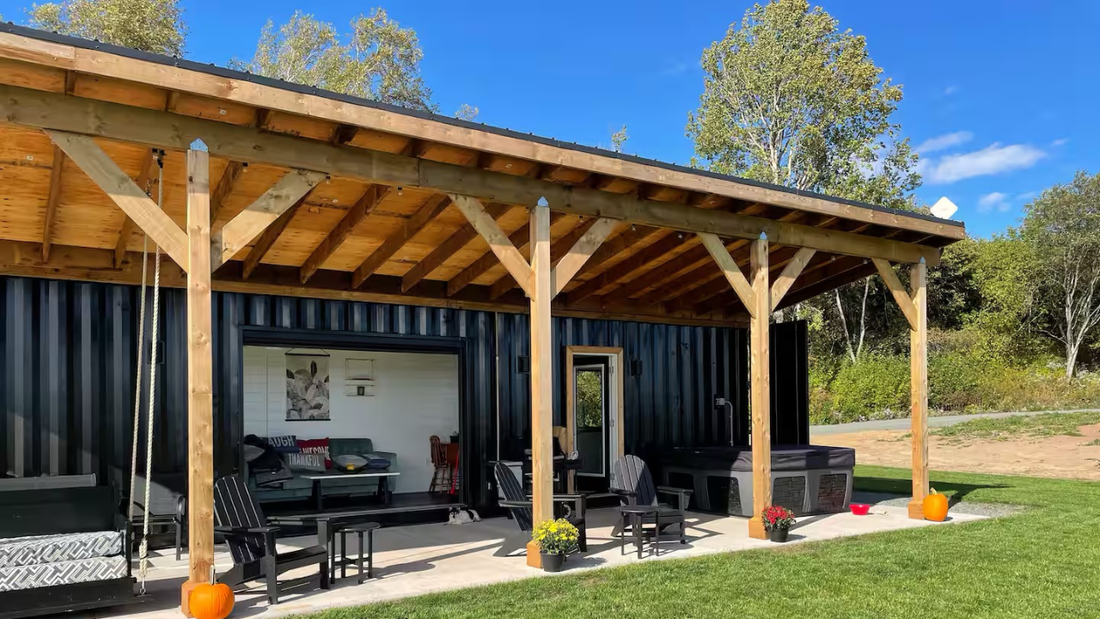 Shipping Container Home in New Glasgow, Nova Scotia