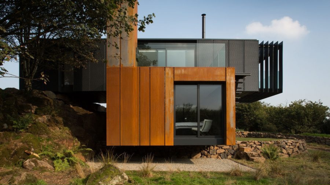 modern shipping container house