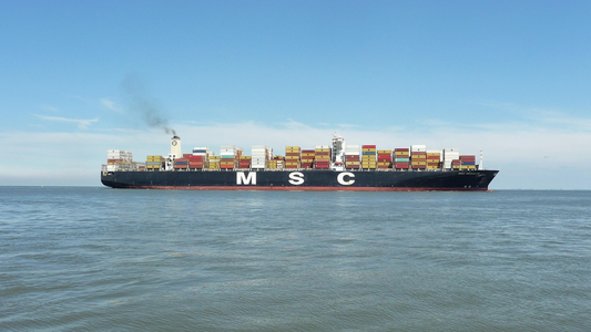 MSC container ship