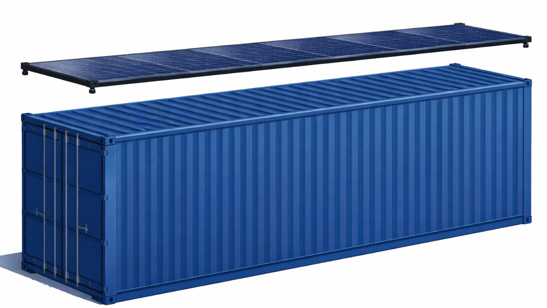 solar panels for shipping containers