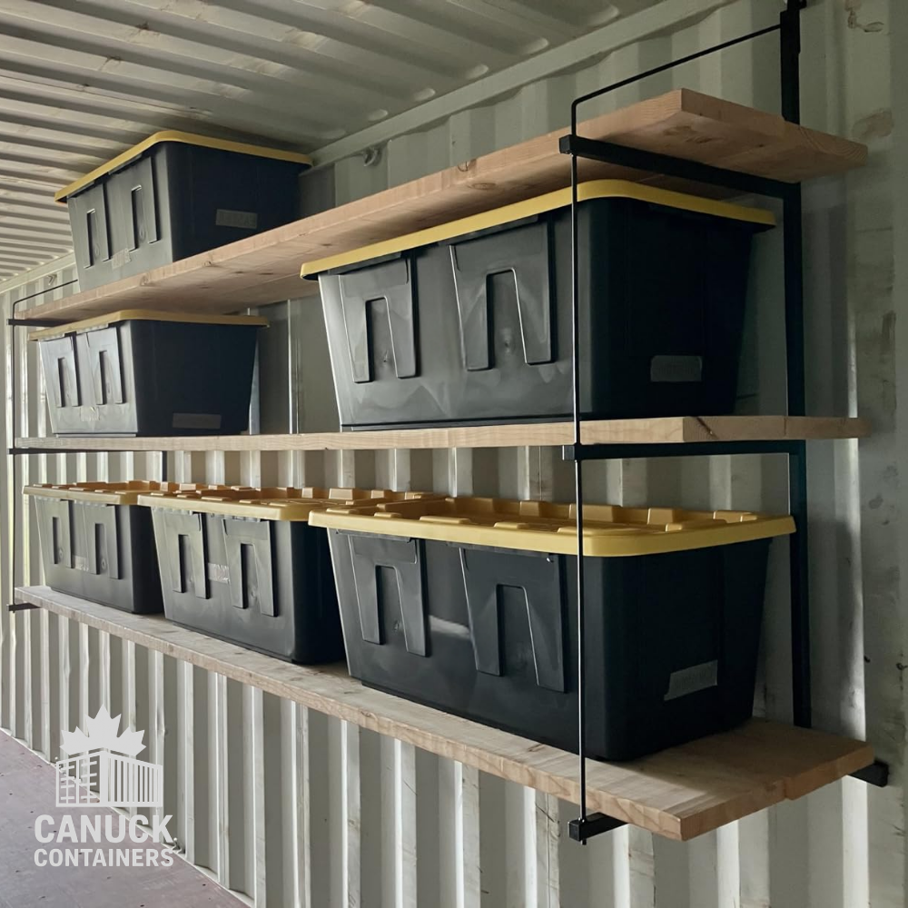 Shipping Container Shelving Brackets
