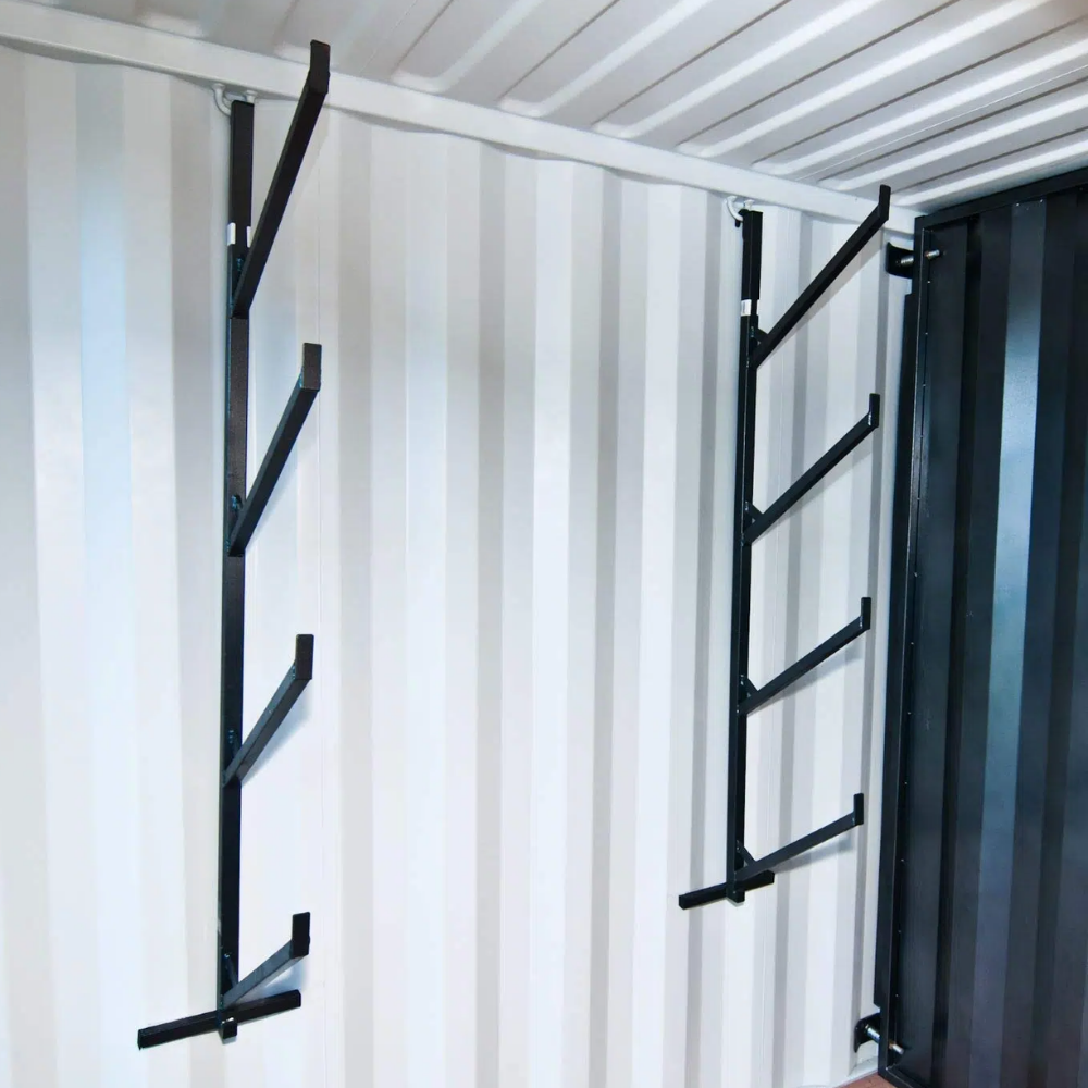 Shipping Container Shelving Brackets / Pipe Racks 4 level