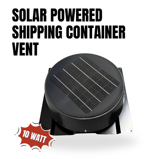 10W Solar Powered Shipping Container Roof Vent